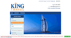 Desktop Screenshot of kingtravel.ie